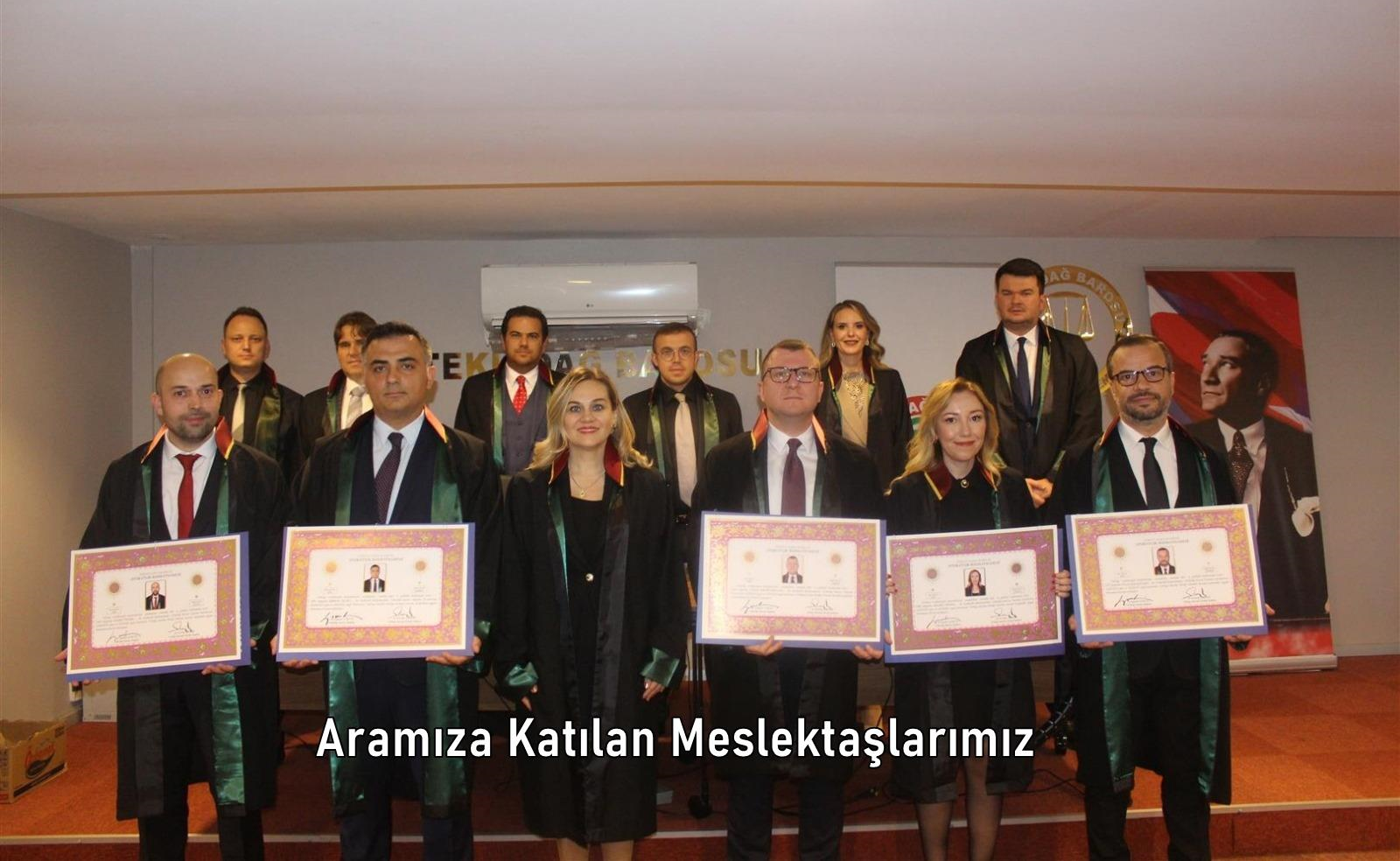 Aramıza Katılan Meslektaşlarımız (10.11.2023)