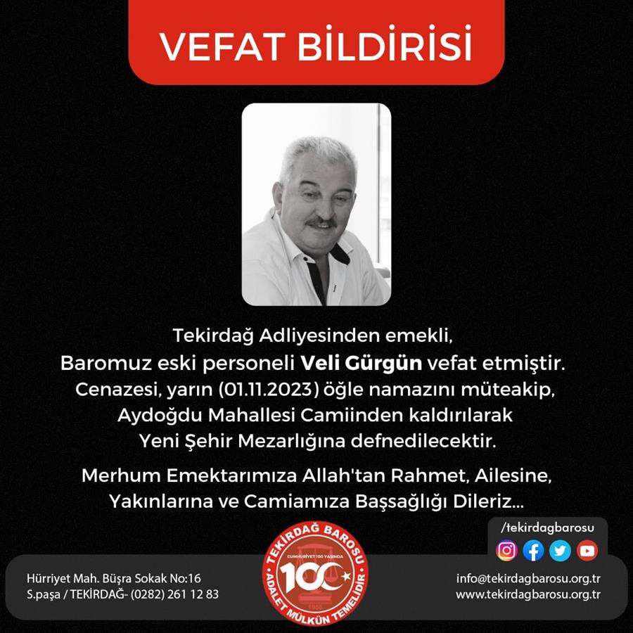 Vefat Bildirim