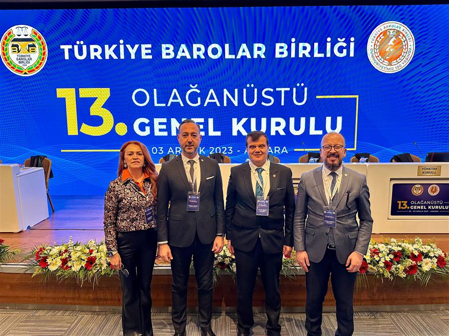 Türkiye Barolar Birliği 13. Olağanüstü Genel Kurulu Tamamlandı