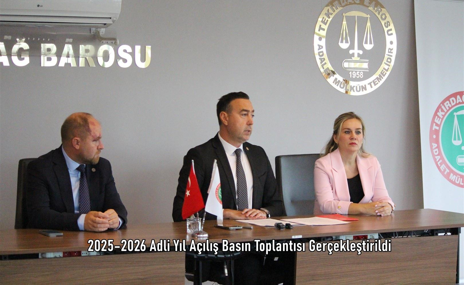 2025–2026 Adli Yıl Açılış Basın Toplantısı Gerçekleştirildi