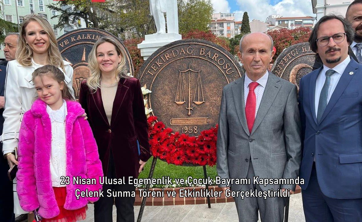 23 Nisan Ulusal Egemenlik ve Çocuk Bayramı Kapsamında Çelenk Sunma Töreni ve Etkinlikler Gerçekleştirildi