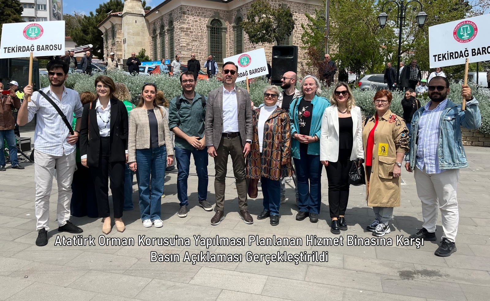 Atatürk Orman Korusu’na Yapılması Planlanan Hizmet Binasına Karşı Basın Açıklaması Gerçekleştirildi