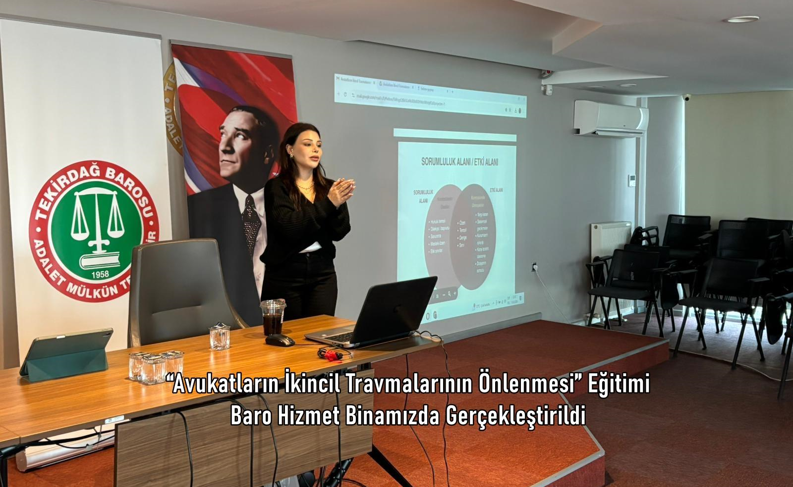 “Avukatların İkincil Travmalarının Önlenmesi” Eğitimi Baro Hizmet Binamızda Gerçekleştirildi