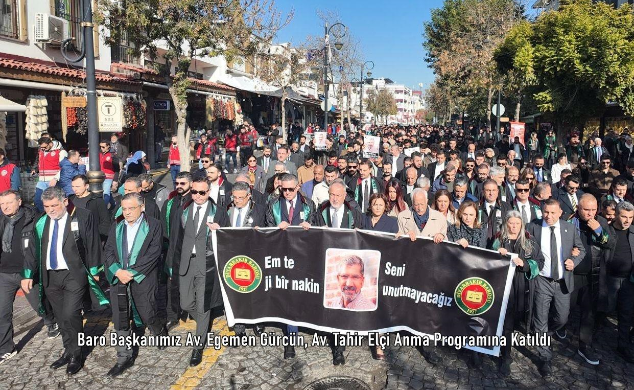 Baro Başkanımız Av. Egemen Gürcün, Av. Tahir Elçi Anma Programına Katıldı