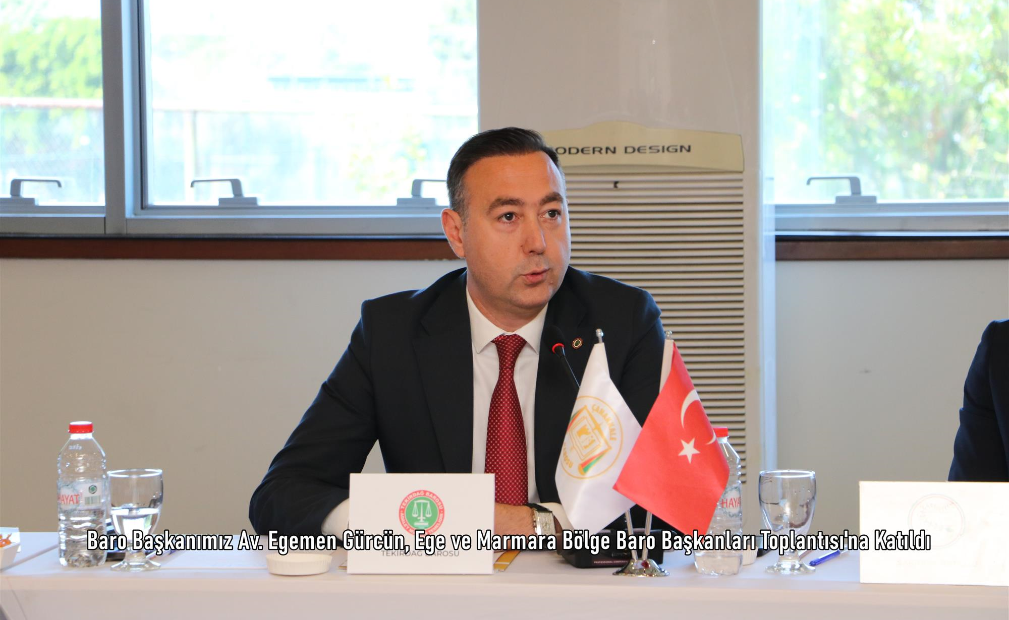 Baro Başkanımız Av. Egemen Gürcün, Ege ve Marmara Bölge Baro Başkanları Toplantısı