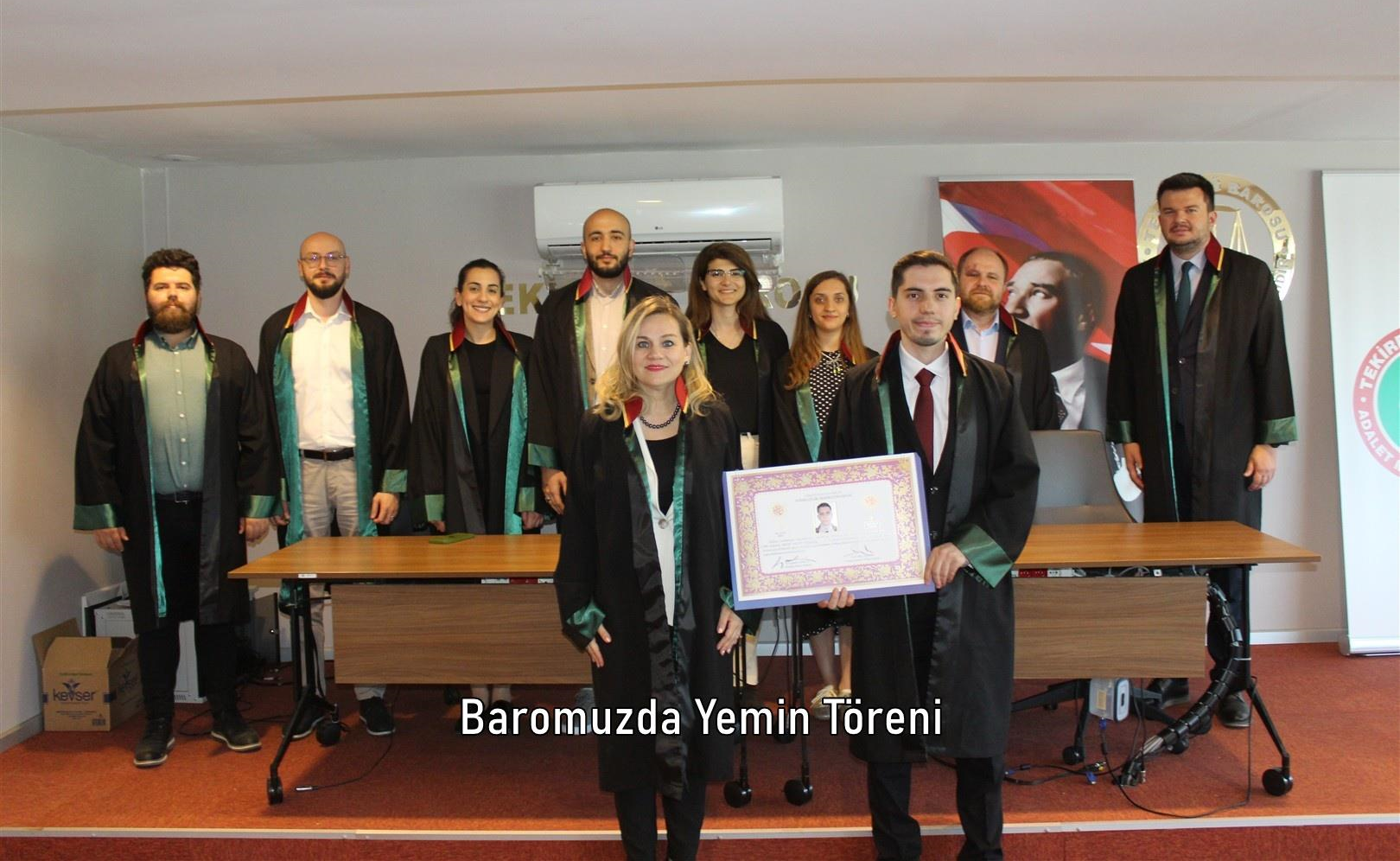 Baromuzda Yemin Töreni