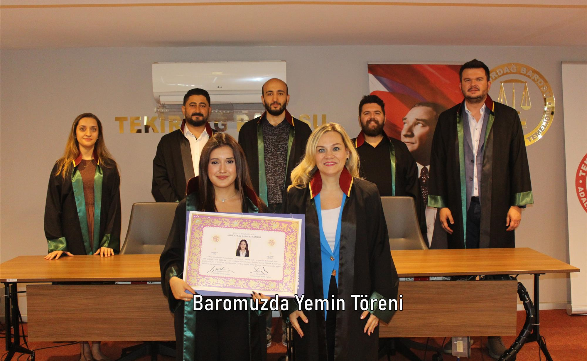 Baromuzda Yemin Töreni