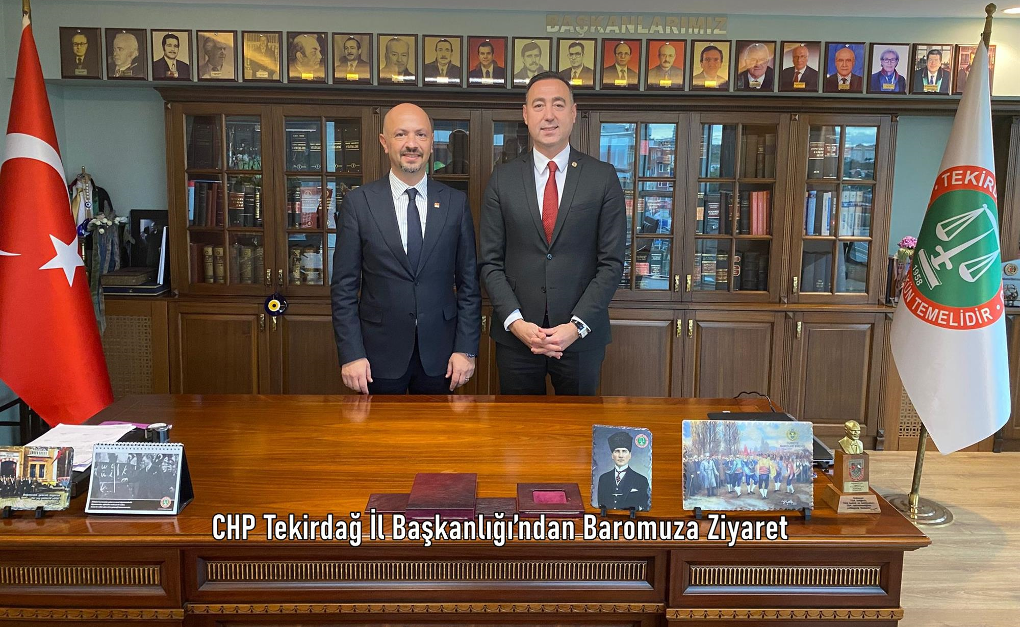CHP Tekirdağ İl Başkanlığı’ndan Baromuza Ziyaret
