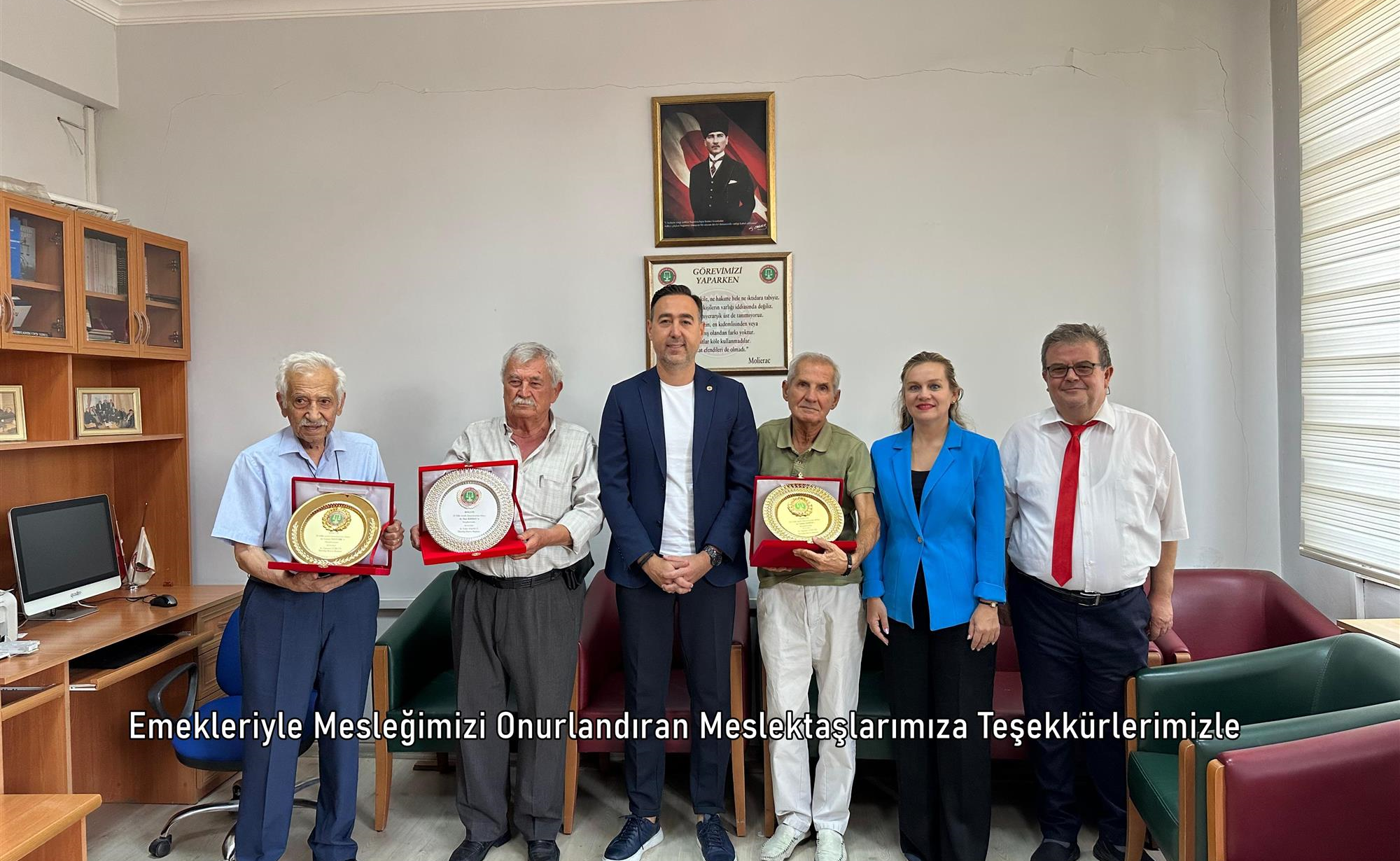 Emekleriyle Mesleğimizi Onurlandıran Meslektaşlarımıza Teşekkürlerimizle