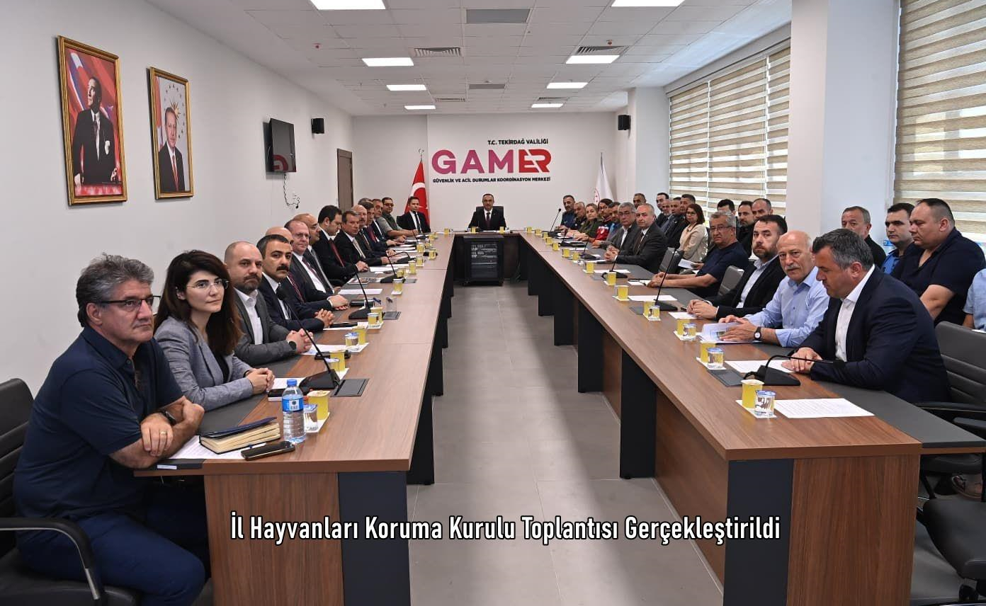 İl Hayvanları Koruma Kurulu Toplantısı Gerçekleştirildi
