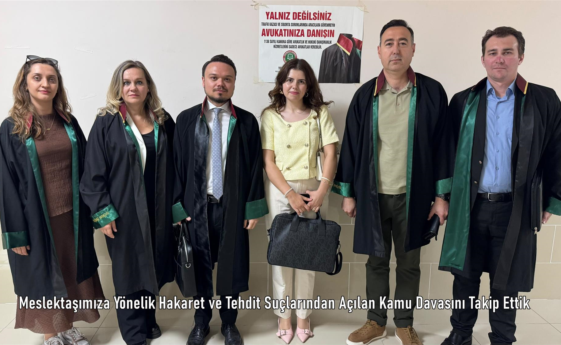 Meslektaşımıza Yönelik Hakaret ve Tehdit Suçlarından Açılan Kamu Davasını Takip Ettik
