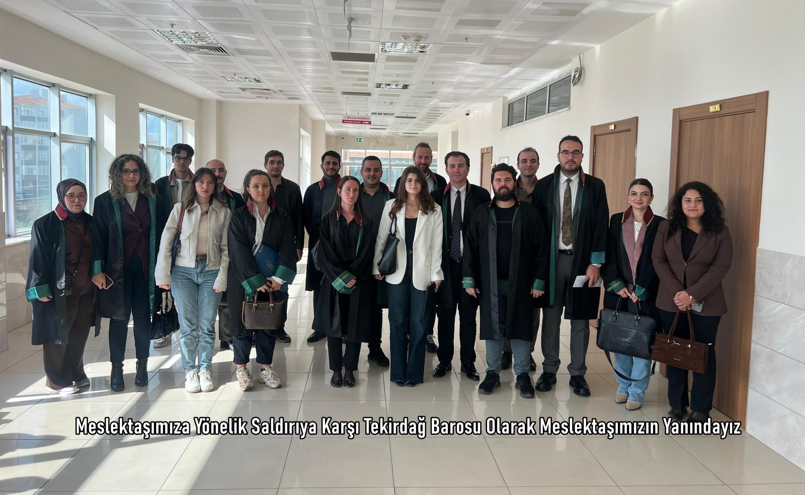 Meslektaşımıza Yönelik Saldırıya Karşı Tekirdağ Barosu Olarak Meslektaşımızın Yanındayız