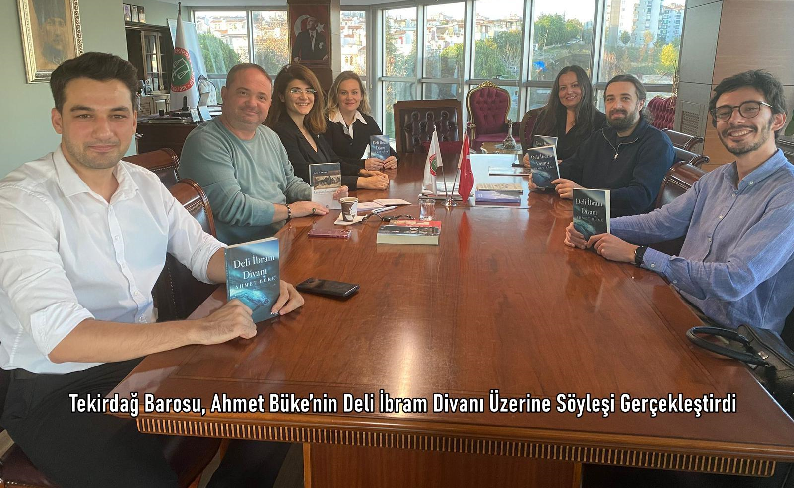 Tekirdağ Barosu, Ahmet Büke’nin Deli İbram Divanı Üzerine Söyleşi Gerçekleştirdi