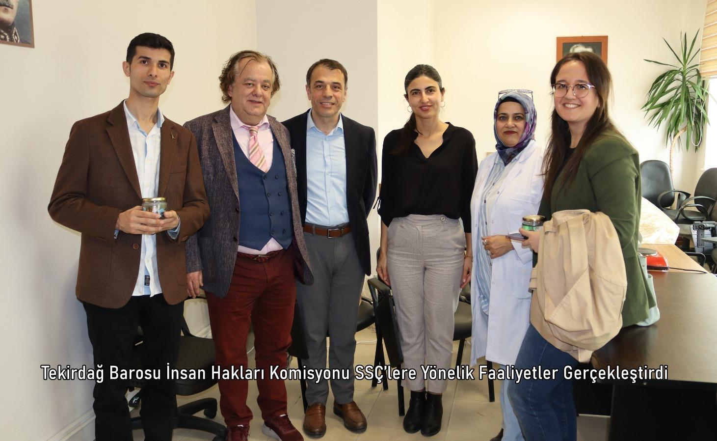 Tekirdağ Barosu İnsan Hakları Komisyonu SSÇ’lere Yönelik Faaliyetler Gerçekleştirdi