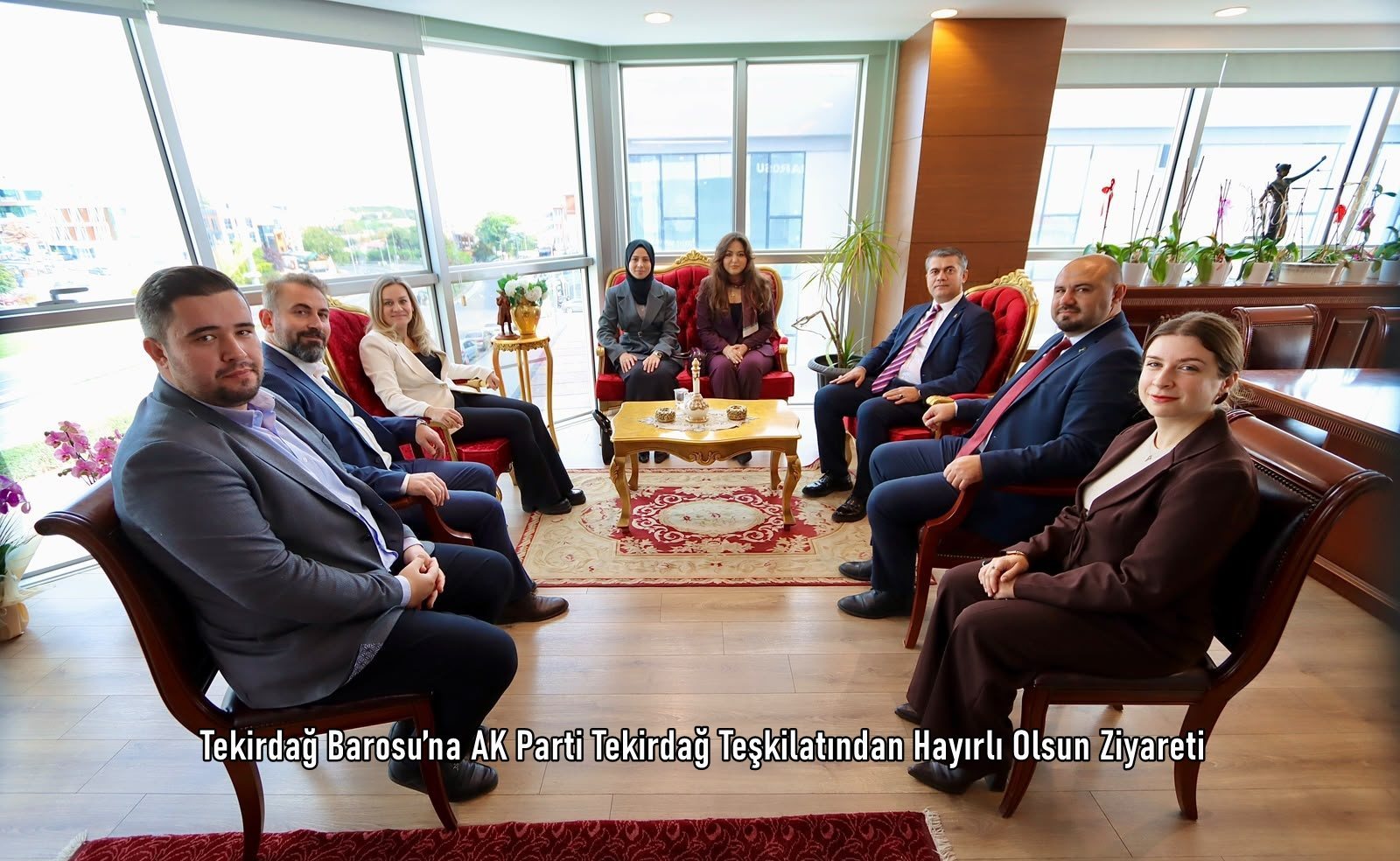 Tekirdağ Barosu’na AK Parti Tekirdağ Teşkilatından Hayırlı Olsun Ziyareti