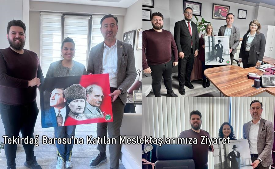 Tekirdağ Barosu’na Katılan Meslektaşlarımıza Ziyaret