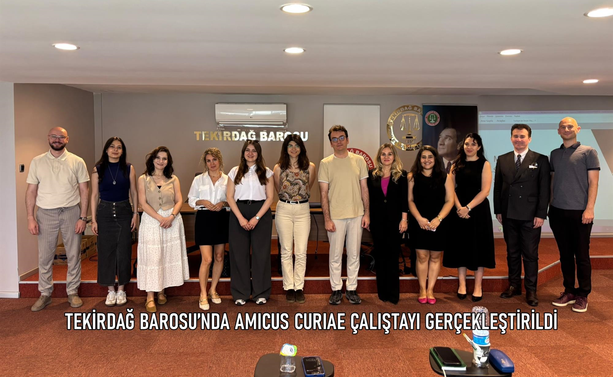 TEKİRDAĞ BAROSU’NDA AMICUS CURIAE ÇALIŞTAYI GERÇEKLEŞTİRİLDİ