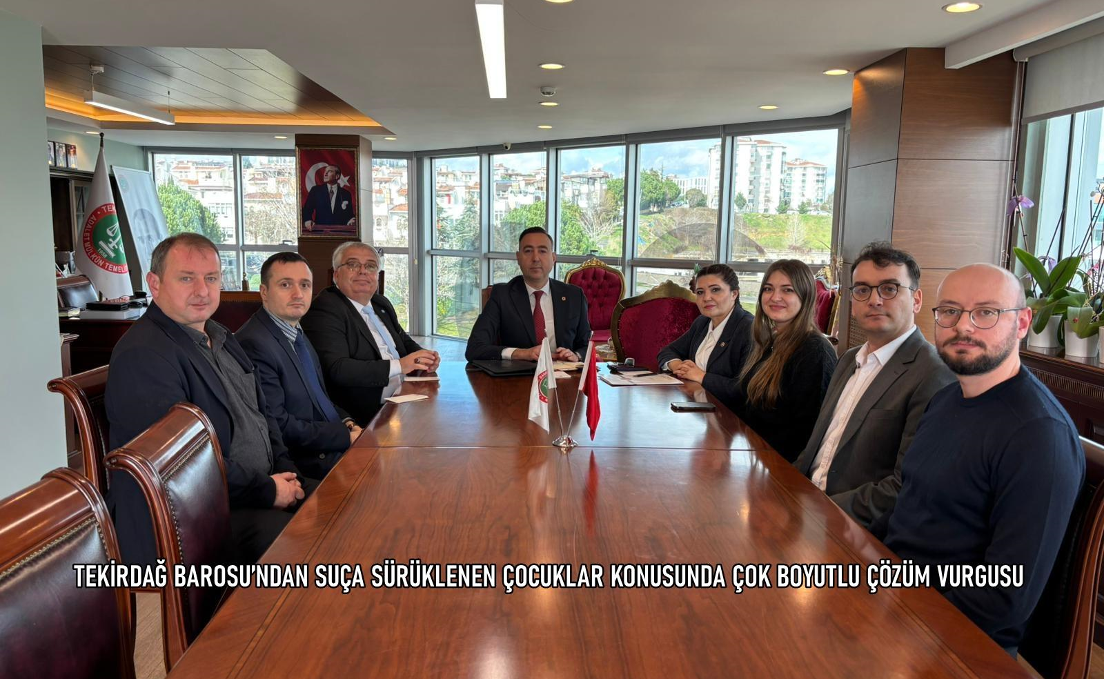 TEKİRDAĞ BAROSU’NDAN SUÇA SÜRÜKLENEN ÇOCUKLAR KONUSUNDA ÇOK BOYUTLU ÇÖZÜM VURGUSU