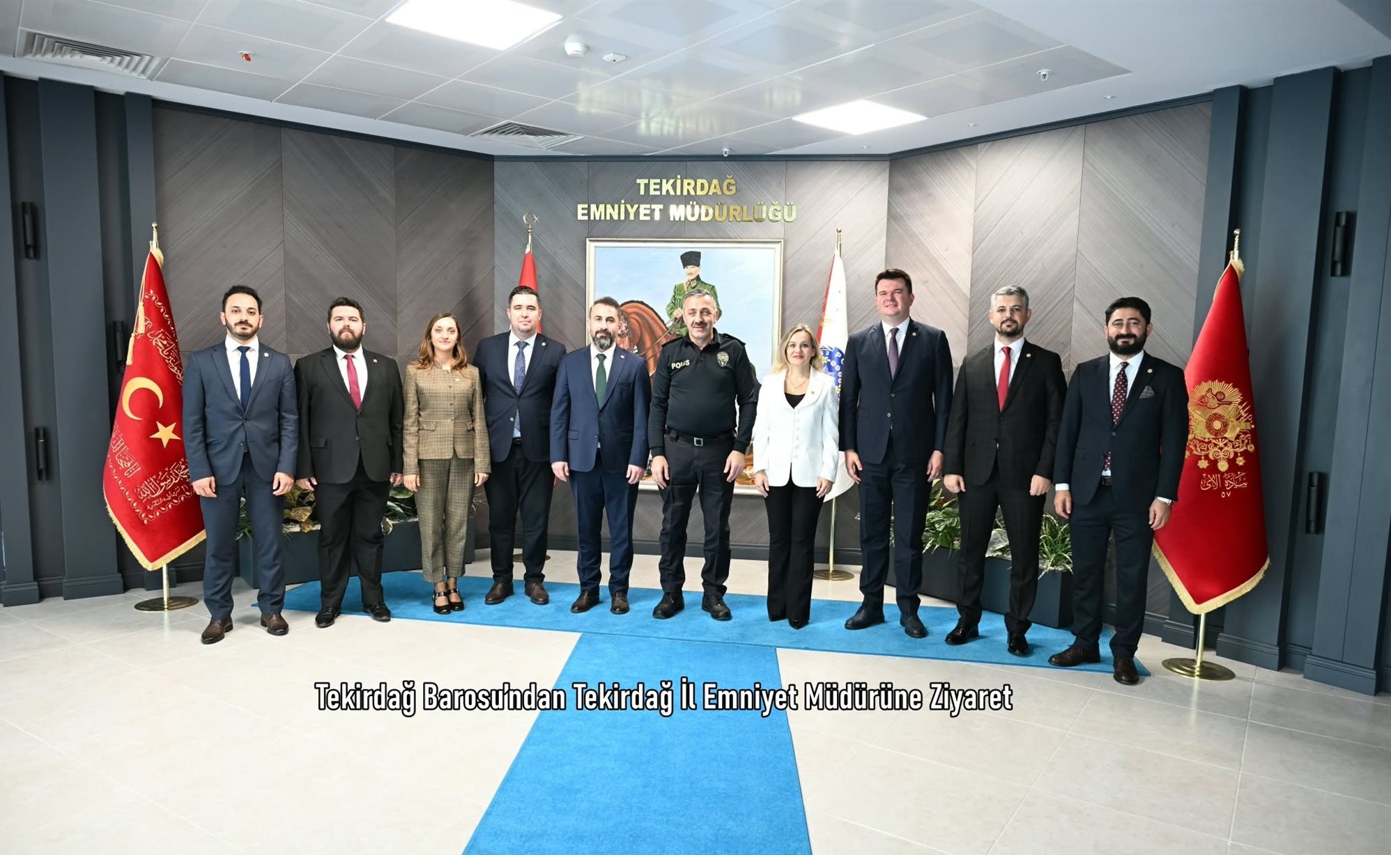 Tekirdağ Barosu’ndan Tekirdağ İl Emniyet Müdürüne Ziyaret