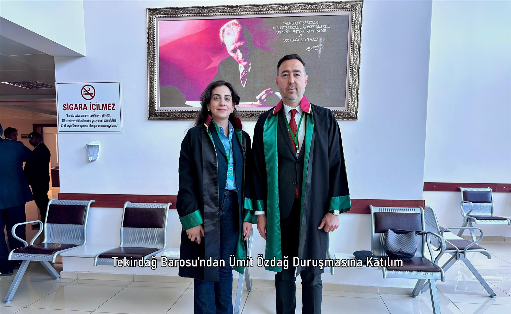 Tekirdağ Barosu’ndan Ümit Özdağ Duruşmasına Katılım