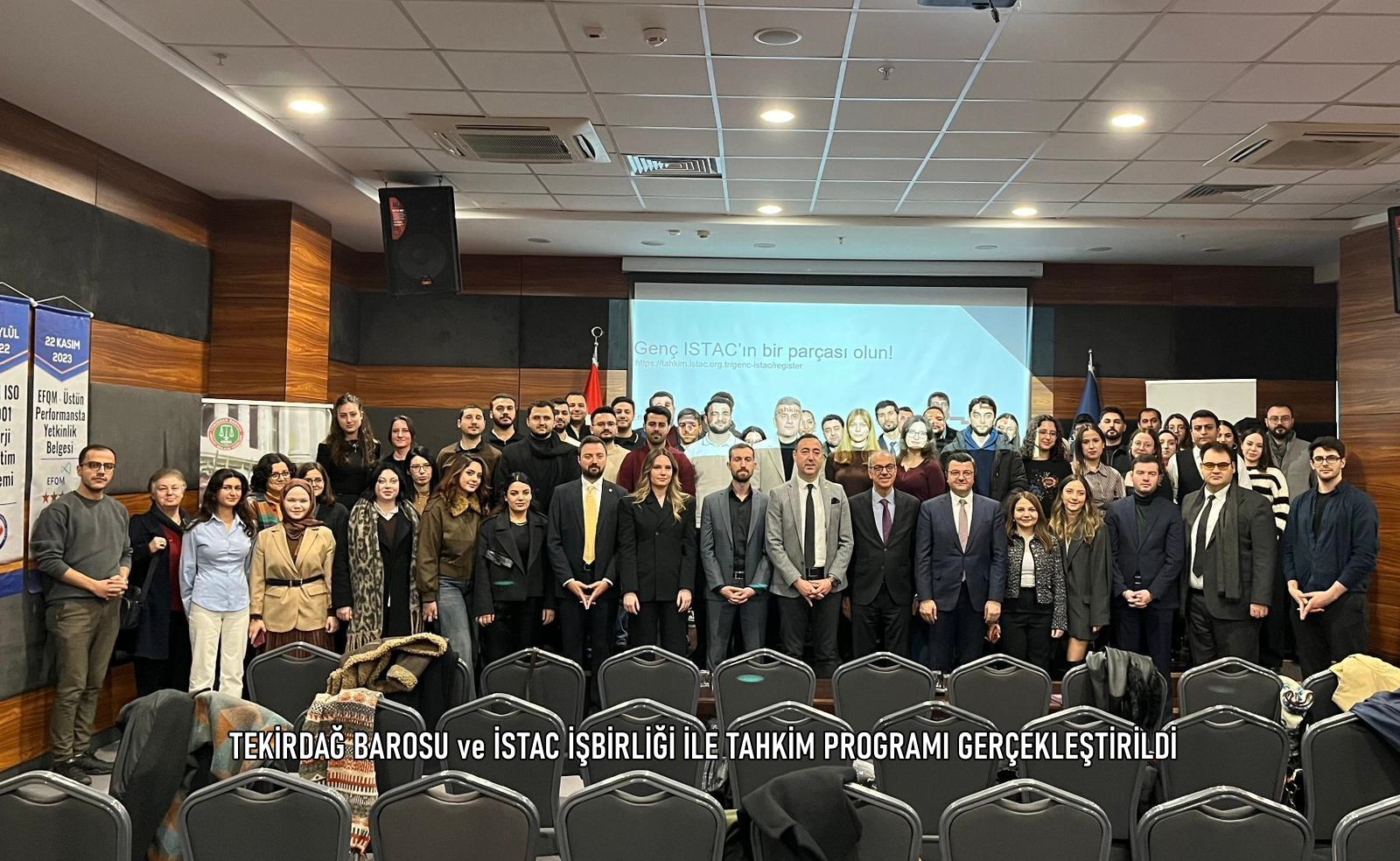 TEKİRDAĞ BAROSU ve İSTAC İŞBİRLİĞİ İLE TAHKİM PROGRAMI GERÇEKLEŞTİRİLDİ