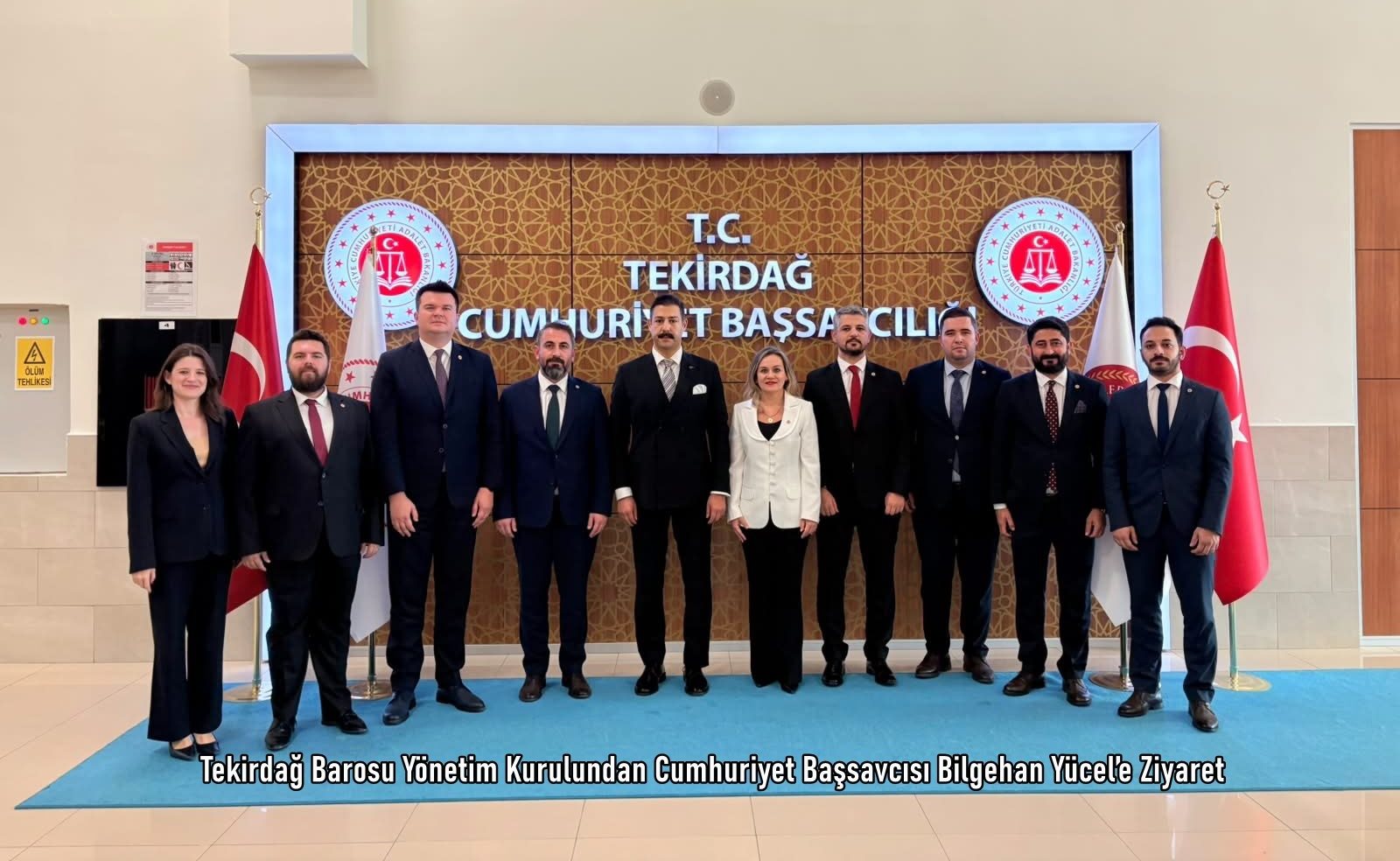 Tekirdağ Barosu Yönetim Kurulundan Cumhuriyet Başsavcısı Bilgehan Yücel’e Ziyaret
