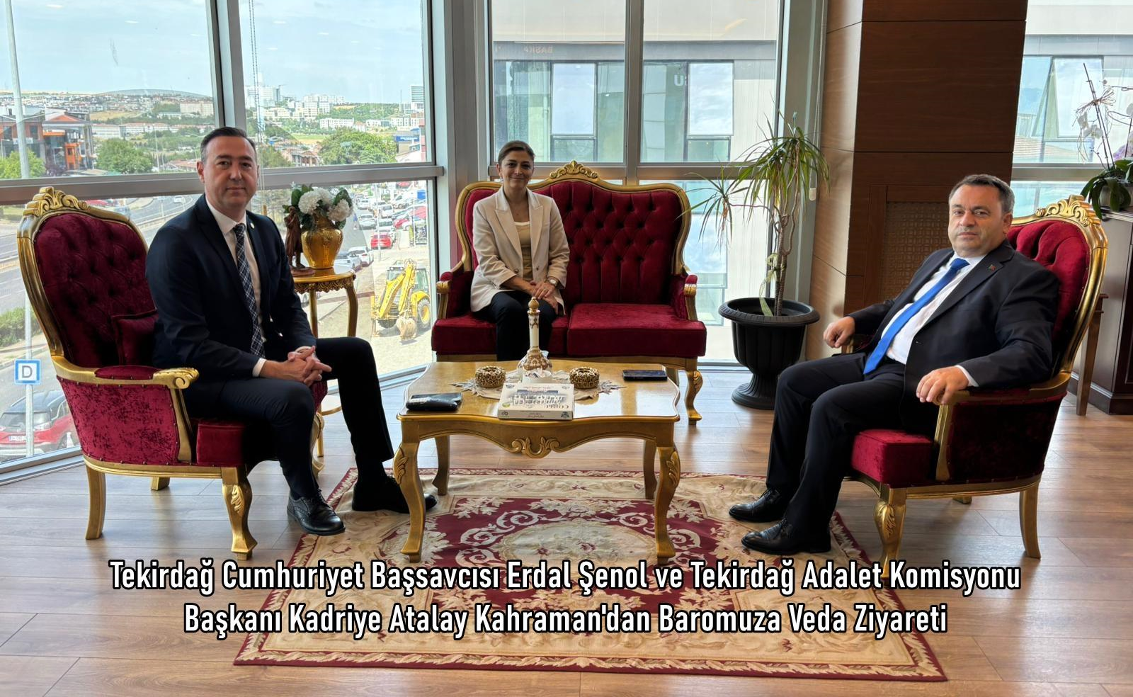 Tekirdağ Cumhuriyet Başsavcısı Erdal Şenol ve Tekirdağ Adalet Komisyonu Başkanı Kadriye Atalay Kahraman