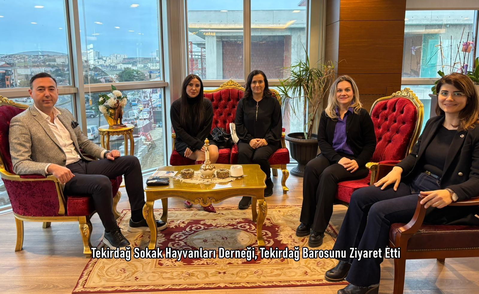 Tekirdağ Sokak Hayvanları Derneği, Tekirdağ Barosunu Ziyaret Etti