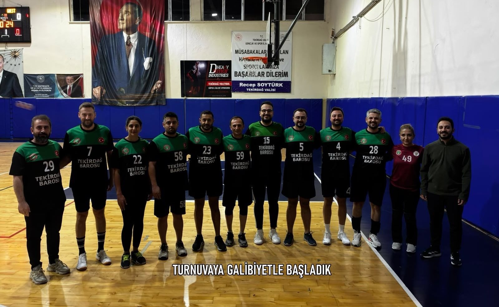 TURNUVAYA GALİBİYETLE BAŞLADIK