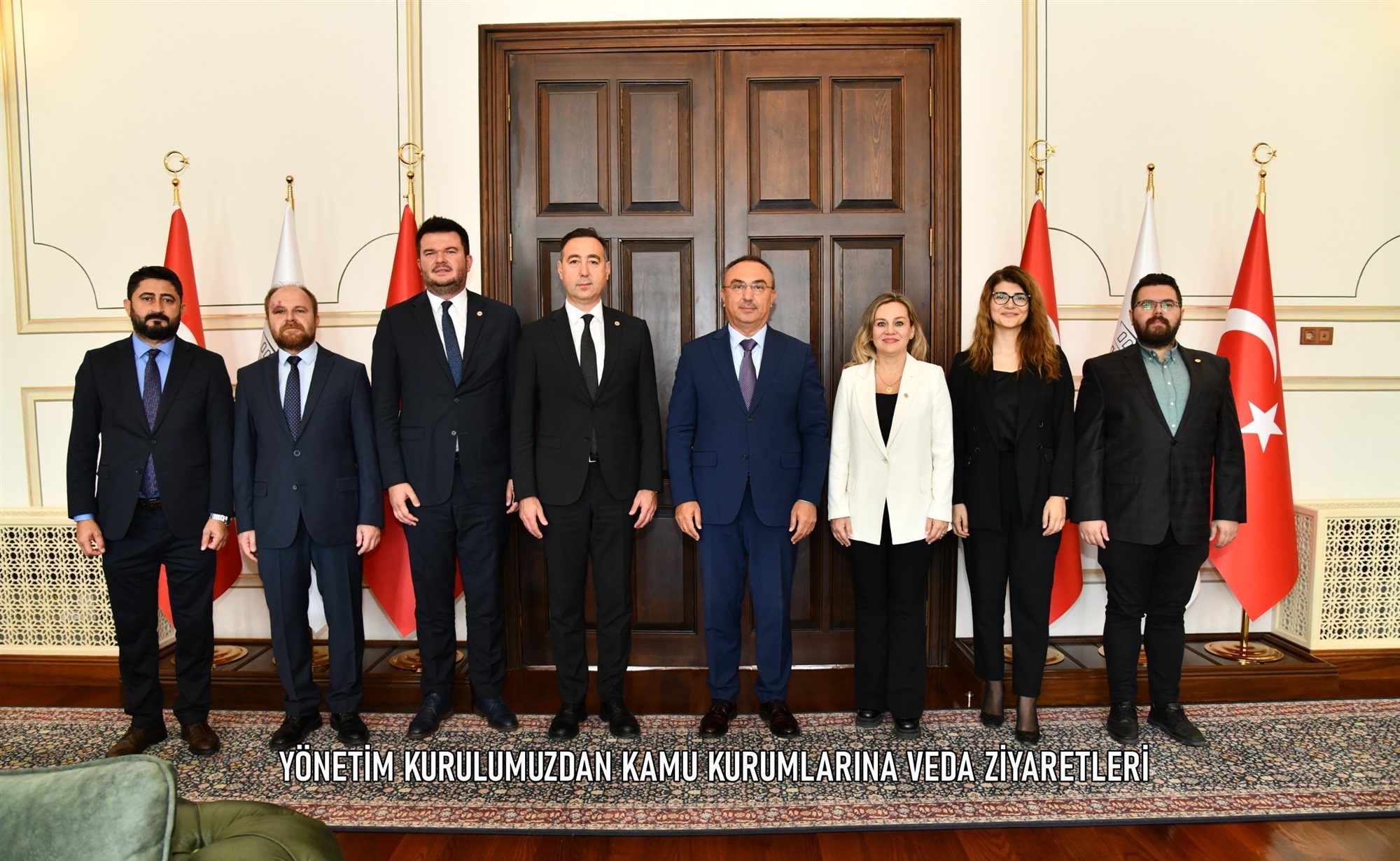 YÖNETİM KURULUMUZDAN KAMU KURUMLARINA VEDA ZİYARETLERİ