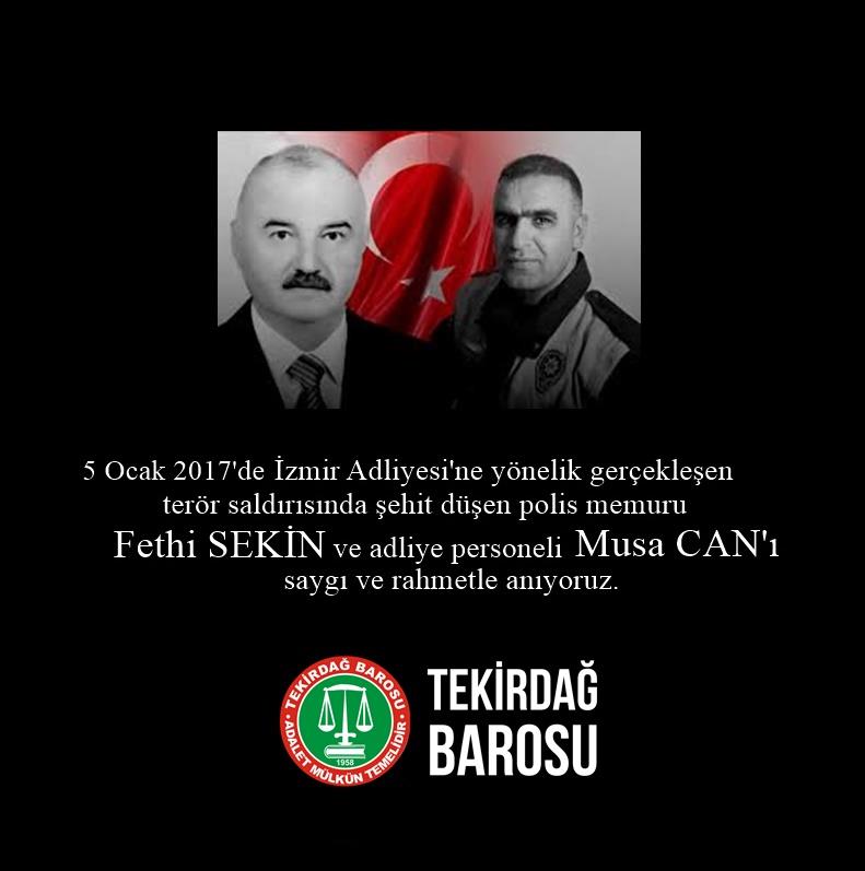 Fethi Sekin ve Musa Can'ı Saygı ve Rahmetle Anıyoruz
