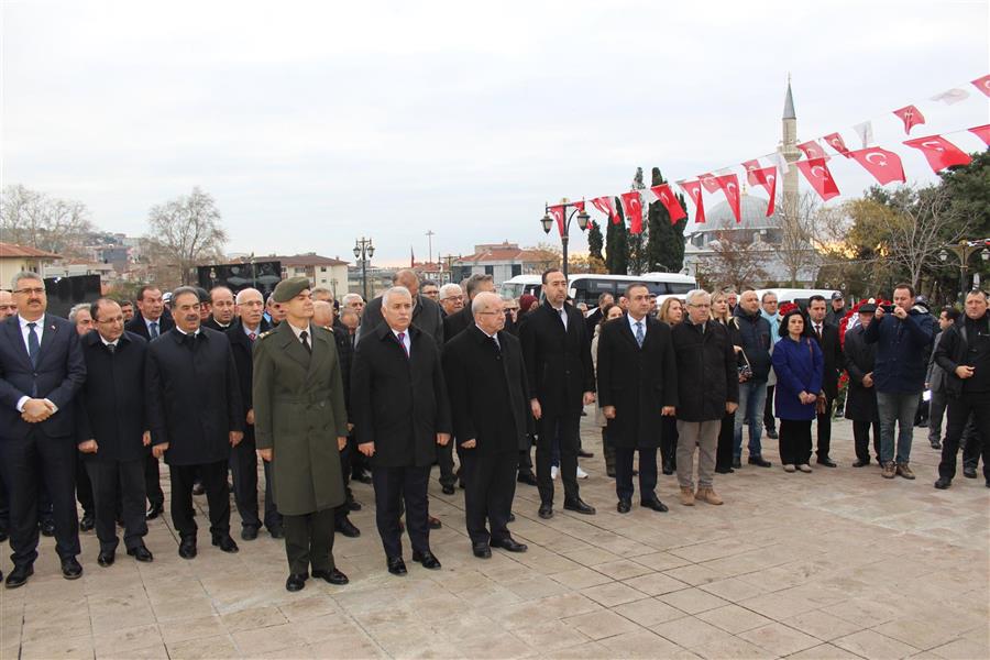 Namık Kemal'in Doğumunun 182. Yıl Dönümü Çelenk Sunumu