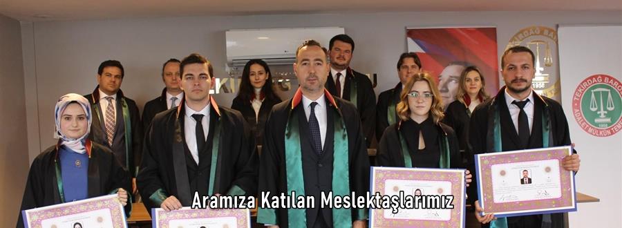 Aramıza Katılan Meslektaşlarımız