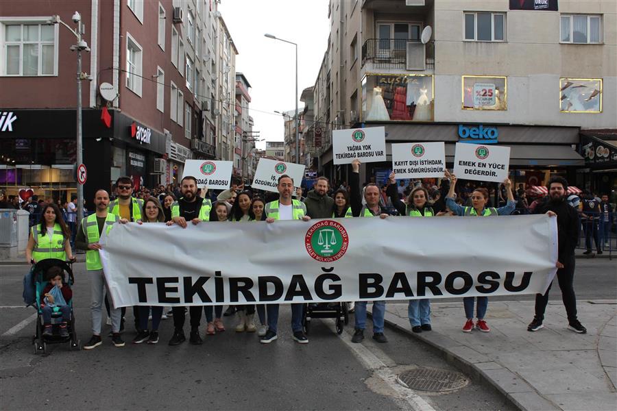 1 Mayıs Emek ve Dayanışma Gününü Kutladık