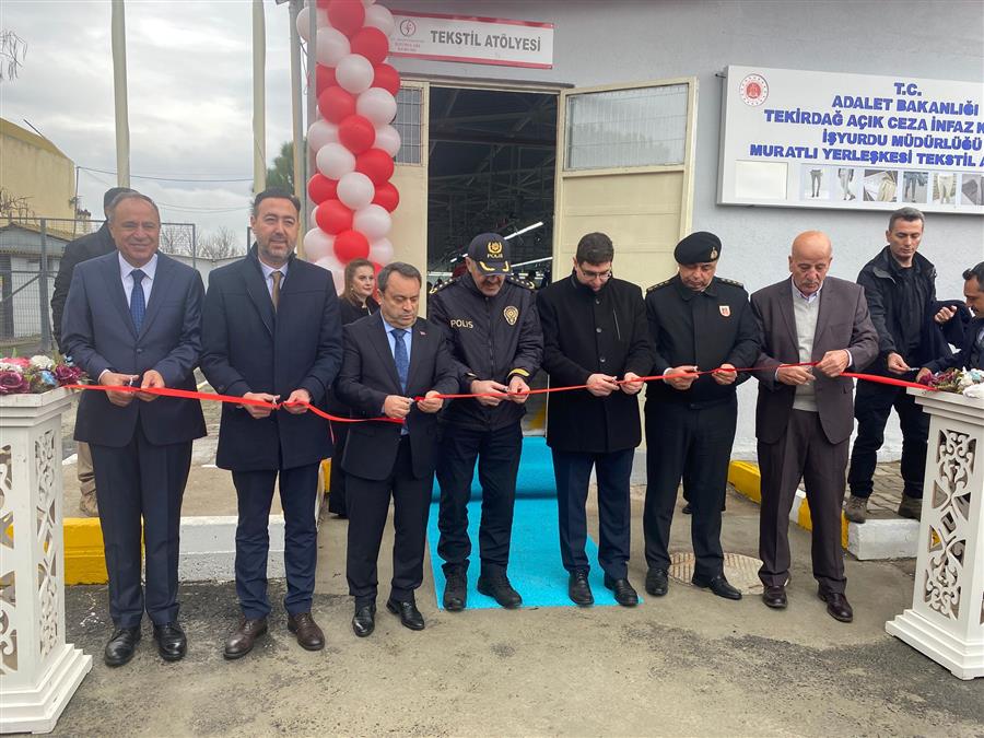 Ceza İnfaz Kurumları ile Tutukevleri İşyurtları Tekstil Atölyesi ve Ana Sınıfı Açılışı