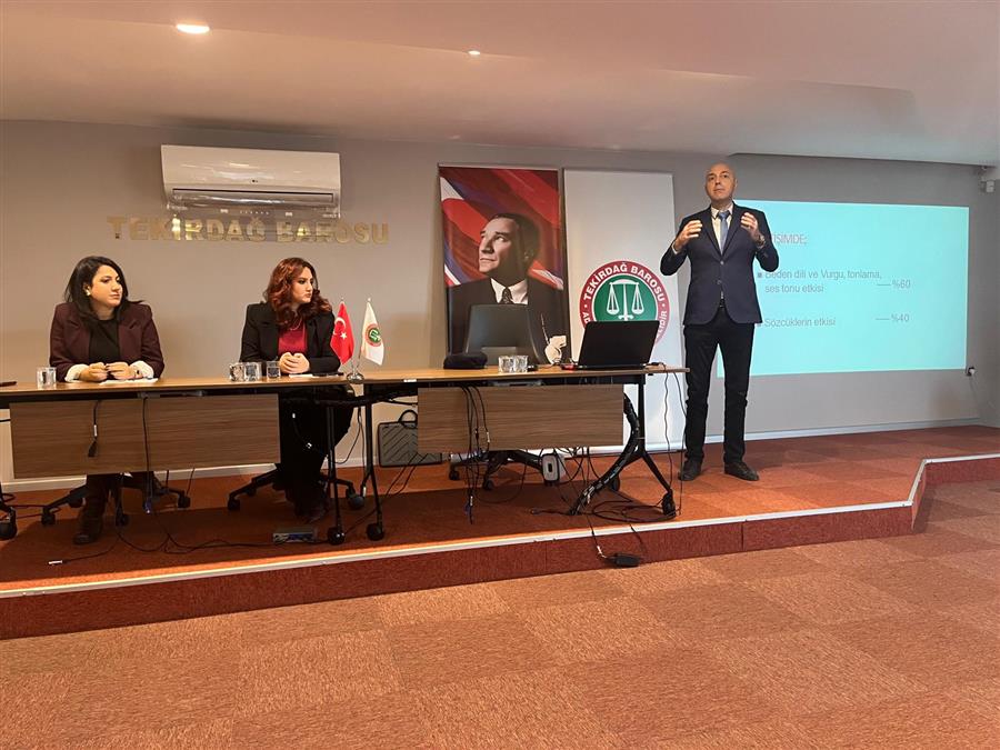 Tekirdağ Barosunda “Çocuklarla Etkili İletişim” Eğitimi Gerçekleşti