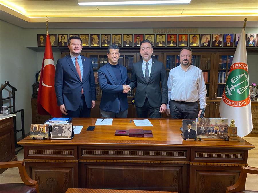 Tekirdağ Barosu ve Tez Koop İş Sendikası Arasında  Toplu İş Sözleşmesi İmzalandı