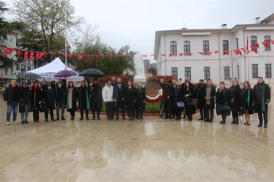 5 Nisan Avukatlar Günü Çelenk Töreni