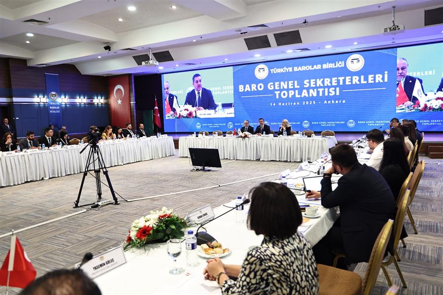 GENEL SEKRETERİMİZ AV. SALİH MERT ÖGE, BARO GENEL SEKRETERLERİ TOPLANTISINA KATILDI