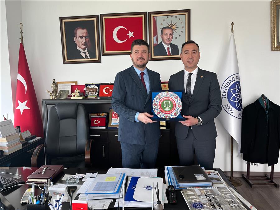 Baro Başkanımız, Tekirdağ Namık Kemal Üniversitesi Genel Sekreteri Gökhan Saygı