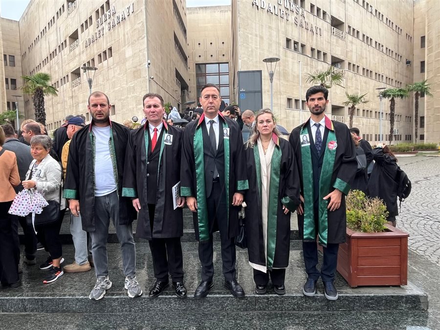 KATLEDİLEN MESLEKTAŞIMIZ AV. HATİCE KOCAEFE’NİN DAVASINA KATILDIK